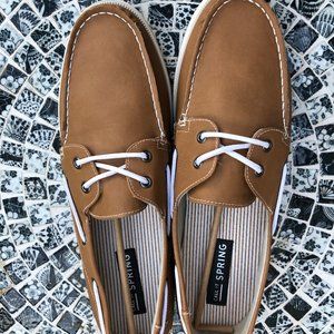 Call It Spring Men's Boat Shoes, Tan, Size 13